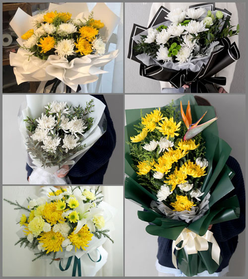 湖北随州市随县柳林镇高岭村白事花束代送
